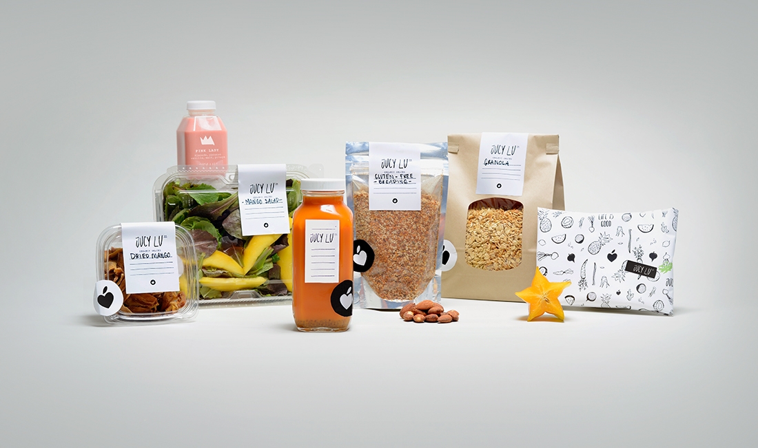 冷榨果汁和健康食品行業(yè)的品牌包裝設計